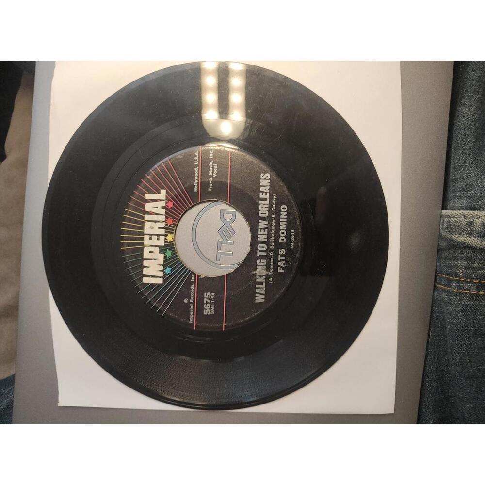 Fats Domino -  walking to New Orleans -vintage 45 VG+